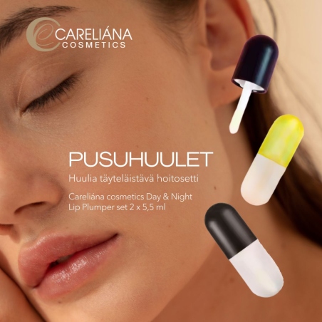 PUSUHUULET-HUULIA TÄYTELÄISTÄVÄ HOITOSETTI