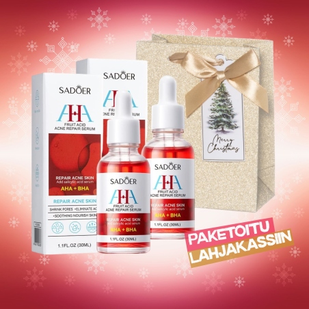 HEDELMÄHAPPOSEERUMI AHA + BHA 2 KPL LAHJAPAKKAUS