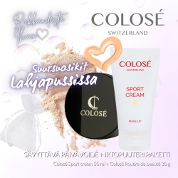 SÄVYTTÄVÄ PÄIVÄVOIDE + IRTOPUUTERI MEIKKIPAKETTI